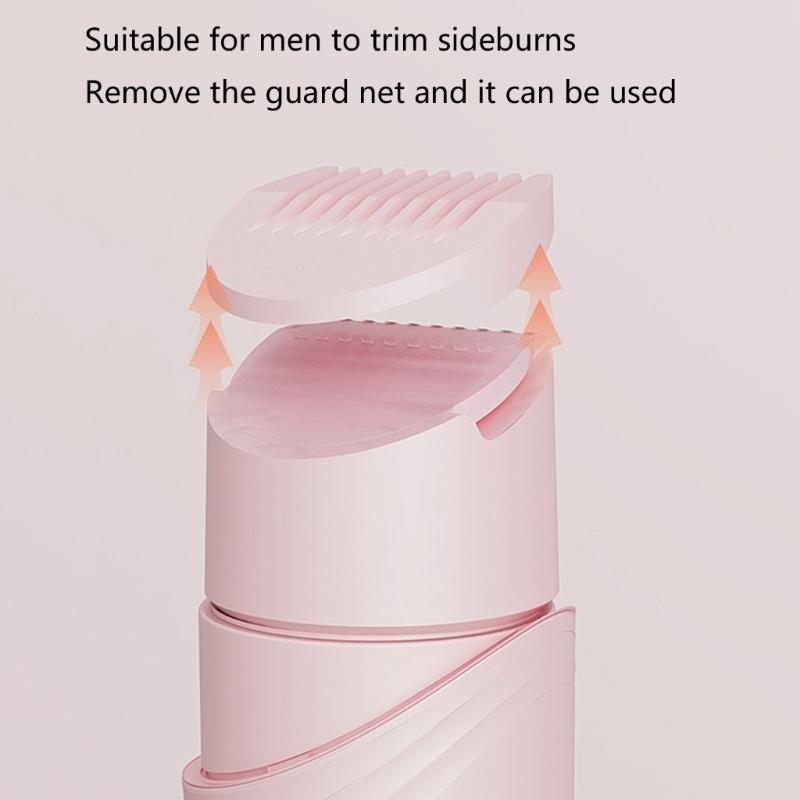Rechargeable Cordless Hair Remover For Sensitive Skin Compact Travel Size ABS Material Unisex Body