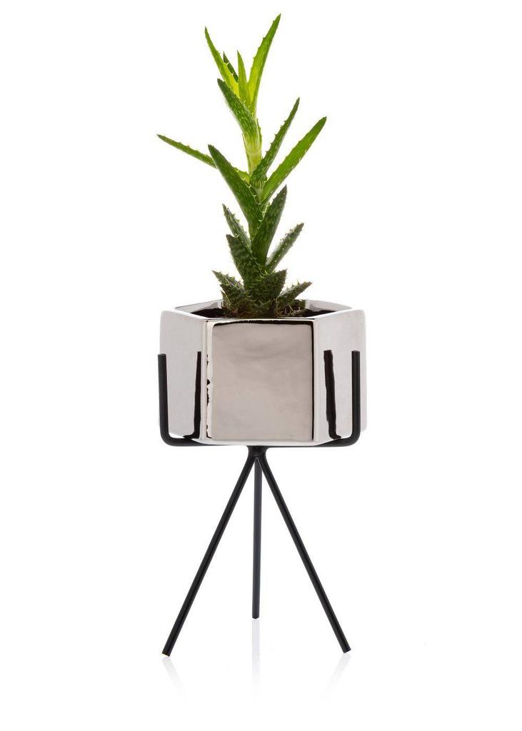 Doniczka Sashi Silver 18,5 Cm