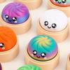 Multiple Gradient Colors Dumplings Blind Box Toy Baozi Fidget Button Toy  For Stress Anxiety Relief