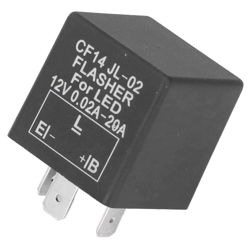 CF14 LED Blinker Relais Einstellbare Blinkfrequenz LED Blinker Relais für Auto Motorrad Yacht DC12V