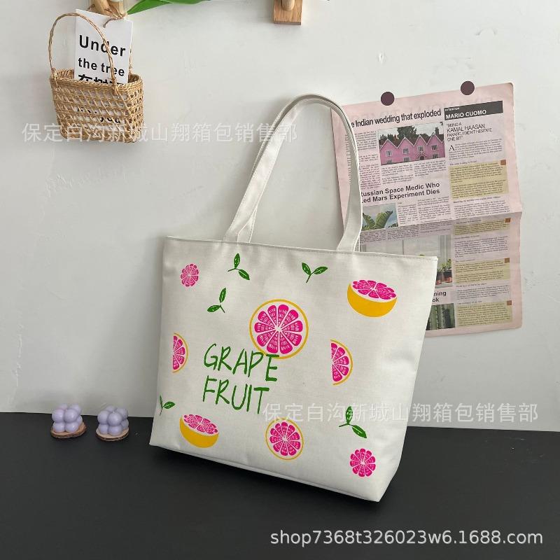 Shoulder Bag Women's Canvas Bag Large Capacity Work Commuter Women's Bag Portable Tote Bag Nanfeng Bag