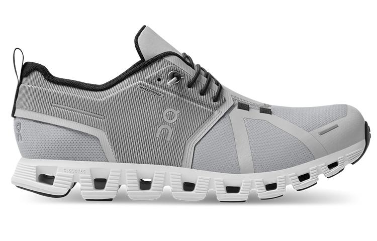 On Running Cloud 5 Wasserdicht Gletschergrau Weiß Damen 59.98837