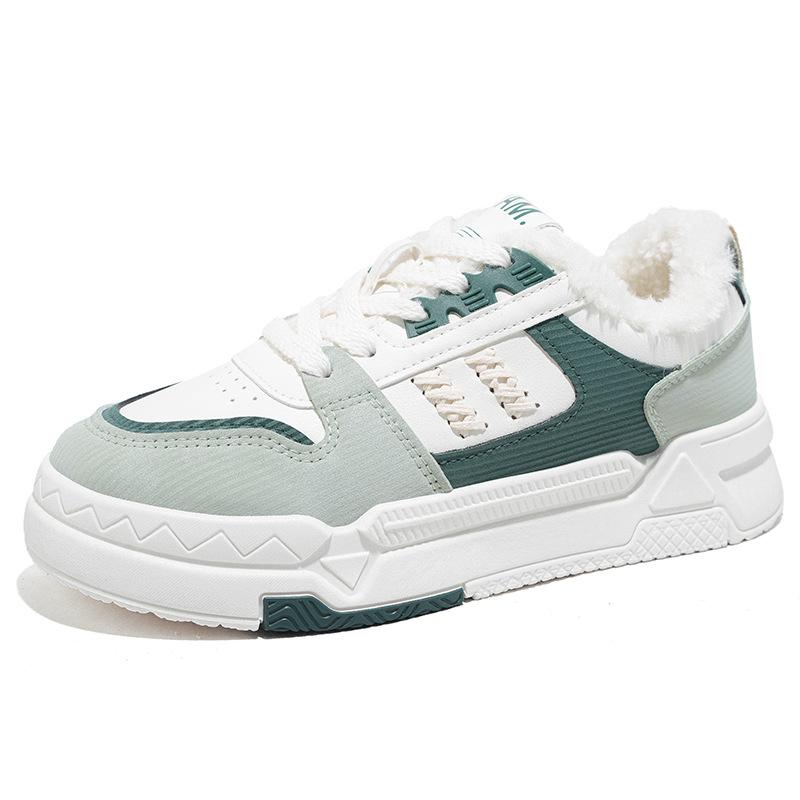 Winter New Velvet Ins Student Height-increasing Sports Board Shoes Casual Cotton Shoes DY