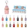 MONSTERS PIN LÁSKA Série Plyšový přívěsek (NZ) Krabice s assortimentem 14 kusů Mini Lovebu Labubu Hračka Slepá figurka Gacha Model Dárek Podpůrná aktivita Oficiální
