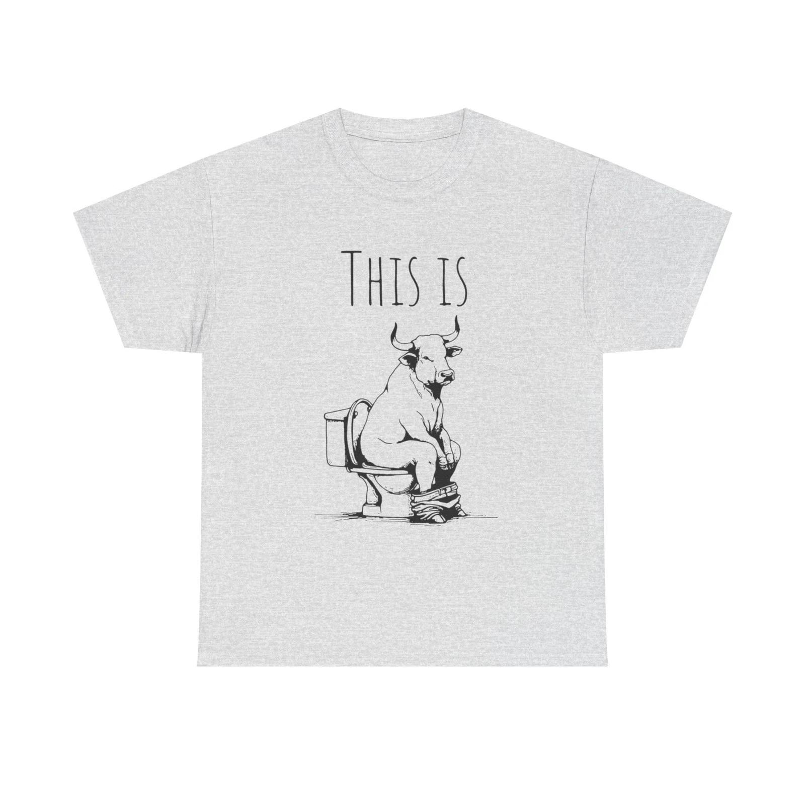 This Is Bull Funny Graphic T Shirt S-5XL NEW Unisex Heavy Cotton Tee S