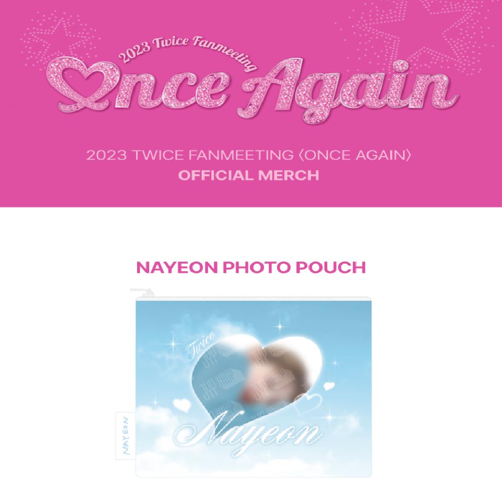 

Оформите предзаказ TWICE 2023 Fanmeeting Once Again NAYEON Photo Pouch