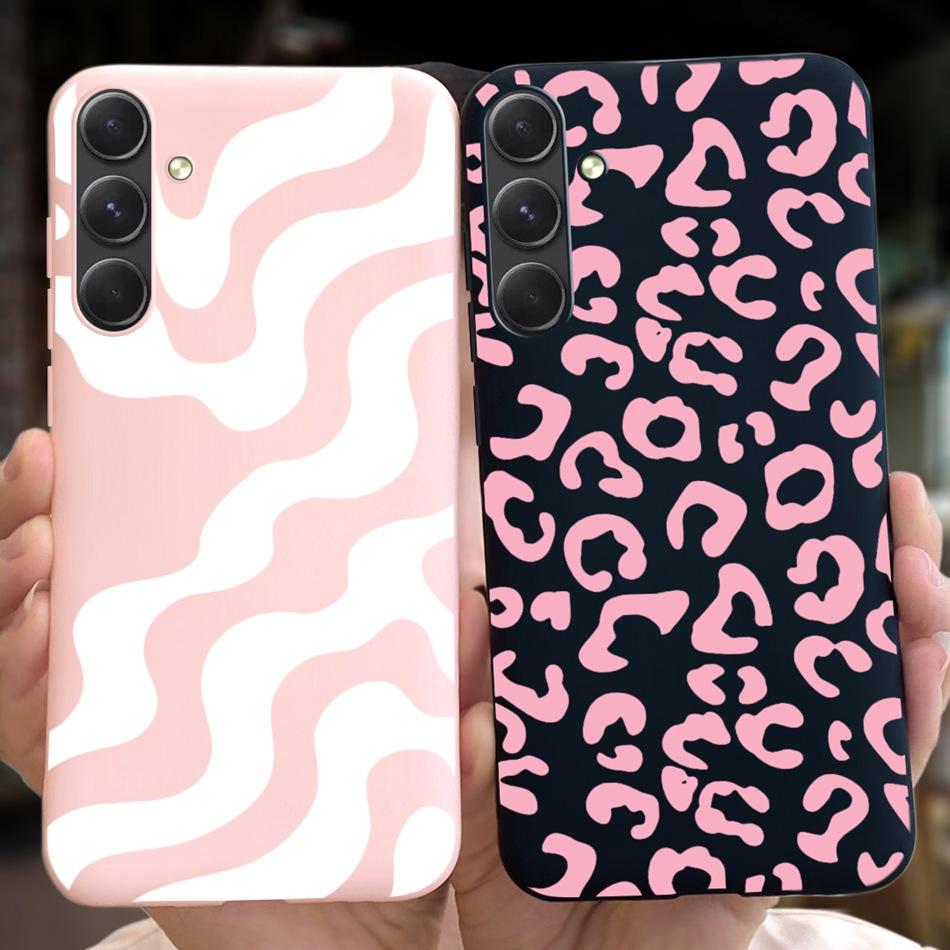 For Samsung Galaxy A55 Phone Case Samsung A55 5G SM-A556B Fashion Moon Pattern Soft Silicon Back Cover