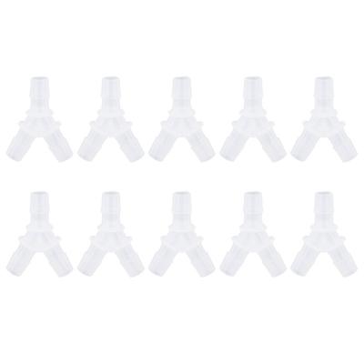 10 יחידות מחברי צינור רך מחבר מסוג Y צומת משולש 3 דרכים למשאבת אוויר לאקווריום/מיכל דגים(8 מ"מ )