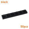 50PCS Size 1x6 Dot Plate MOC Assemble Particles DIY Building Blocks 1*6 Figures Bricks Educational Creative Toy for Kid 3666