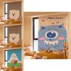 Elegant Velcro Curtain Window 200cm Self Adhesive Soft Polyester Home Decor