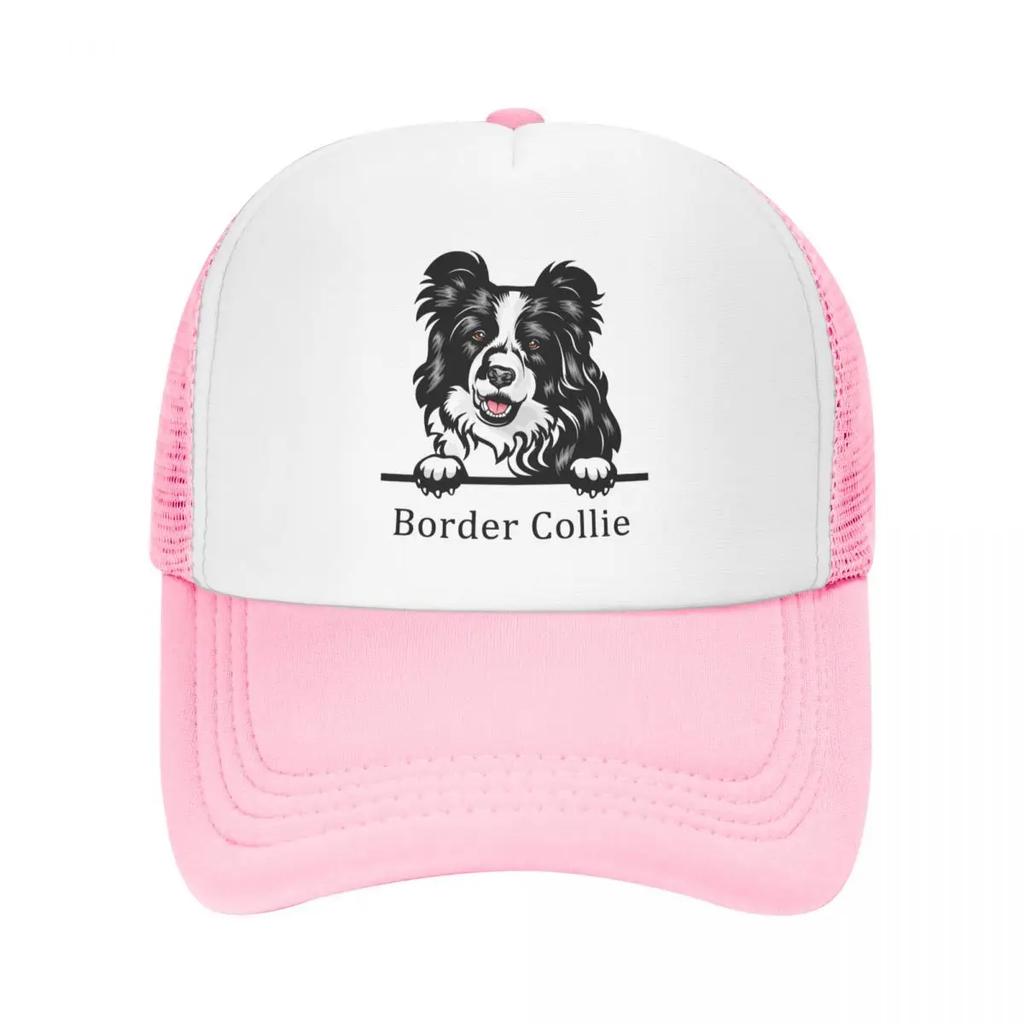Custom Border Collie Dog Baseball Cap Outdoor Women Unisexs Adjustable Pet Animal Trucker Hat Autumn Personalized Dad Hat
