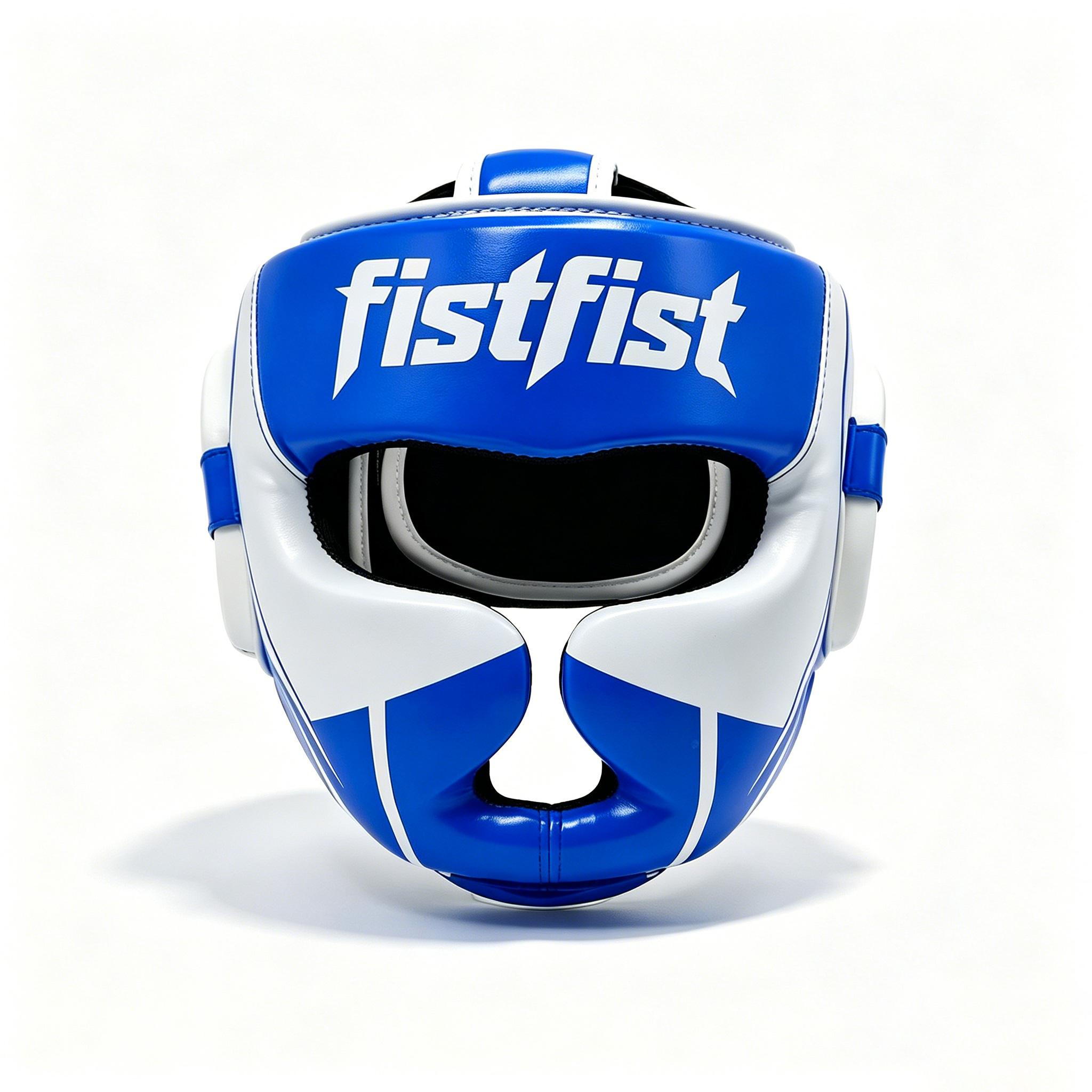 Full Face Sparring Headgear With Nose Protection Professional Muay Thai Kickboxing Sparring Helmet S