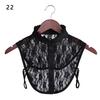 Classic Women Cotton Lace Fake Collar Vintage Detachable Clothes Accessories Lapel Blouse Top Shirt Collar False Collar DropShip