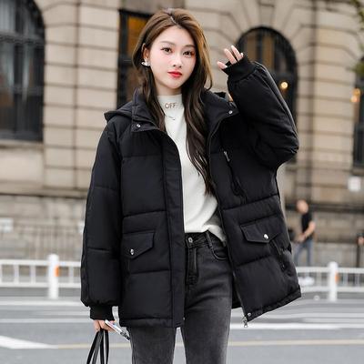 Padded Jacket Foreign Style New Winter Hooded Shoulder Sleeve Cotton Jacket Fashion Thickened Warm Padded Jacket