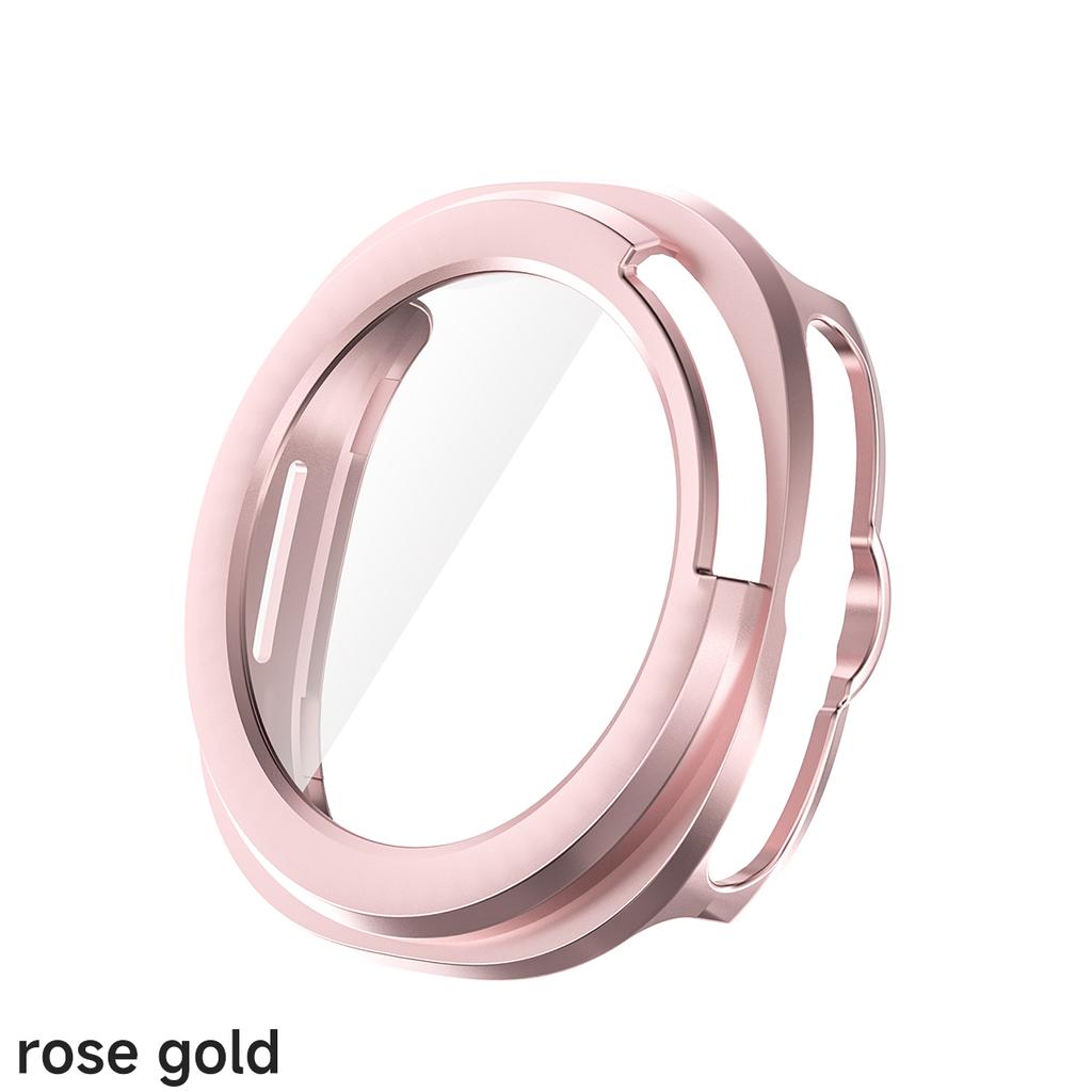 Glass+Case For Samsung Galaxy Watch 8 Classic Screen Protector Slim Shockproof Cover for Samsung Watch 8 46mm Tempered Bumper Case