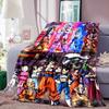 Coperta Stampata Anime Dragon Ball Calda Confortevole Coperta in Flanella per Camere da Letto, Divani, Letti, Sedie, Picnic, Viaggi-LXR14