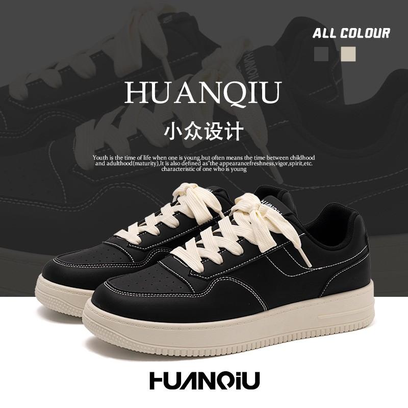 Kids Shoes Mens Retro Black Canvas Sneakers Low Top Casual Shoes With Thick Sole Comfortable Daily Wear