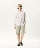ESPIONAGE Double Pleats Chino Shorts Khaki Beige