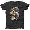 Art Abstract Snake Flowers Animal Flowers T-Shirt Sweatshirt Hoodie for Men Women Kids Made In Canada Black