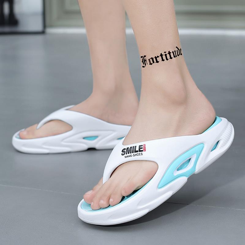 Neue Herren EVA Plateau Flip Flops Mode Trendige Herren Hausschuhe Zuhause Geräuscharm Rutschfest Pantoletten Outdoor Strand Freizeit Sandalen Sandalias