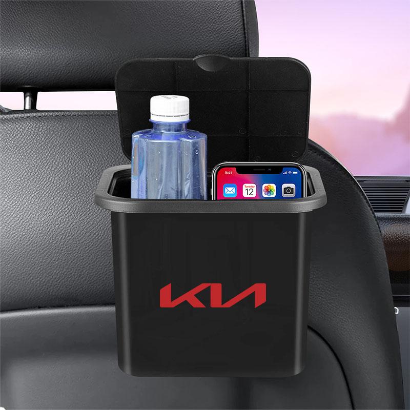 Závěsný odpadkový koš do auta Úložný box na opěradlo sedadla Držák na telefon Háček Pro KIA Rio Ceed Sportage Cerato Soul Sorento Flip R K2 K3 K5 Soul