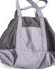 999Humanity Adventure Bleached Panel Tote Bag (Purple Charcoal)