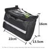 Bicycle Front Handlebar Bag Outdoor Cycling Bike Phone Mount Bags Bike MTB with Reflective Strip Front Bag Handlebar Bag