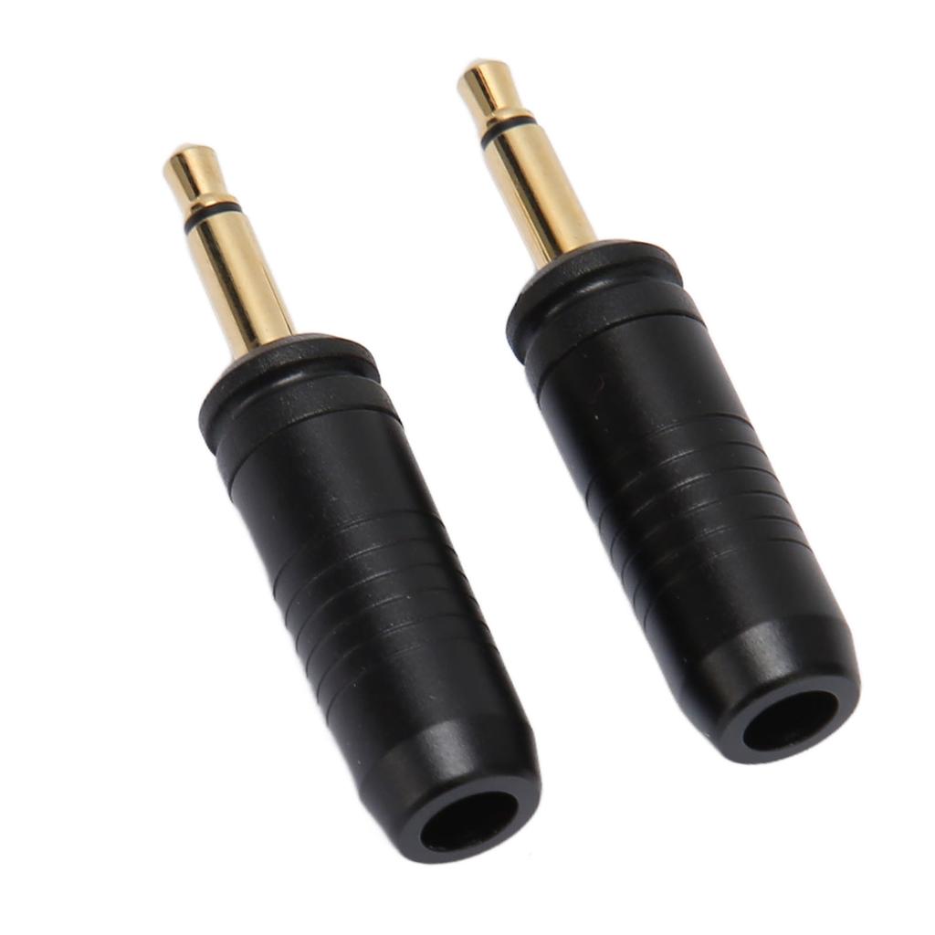 3.5mm Repair Plug Solder Type Gold Plated Replacement Mono Male 3.5mm Plug for   Clear Mg Celestee Stellia