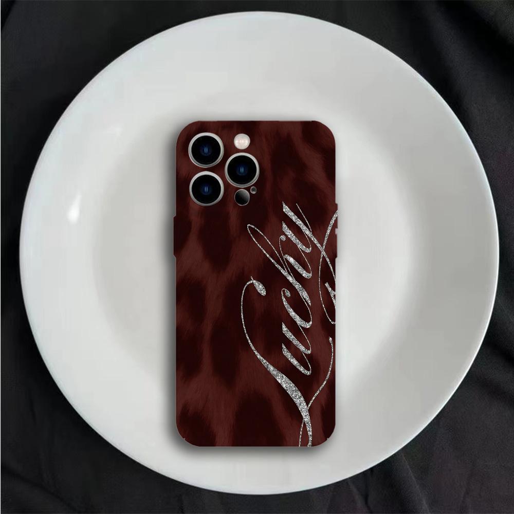 Luxury Letter Lucky Leopard Glossy Film Hard PC Phone Case for Google Pixel 7 7a 8 8a 9 9a Pro XL 5G