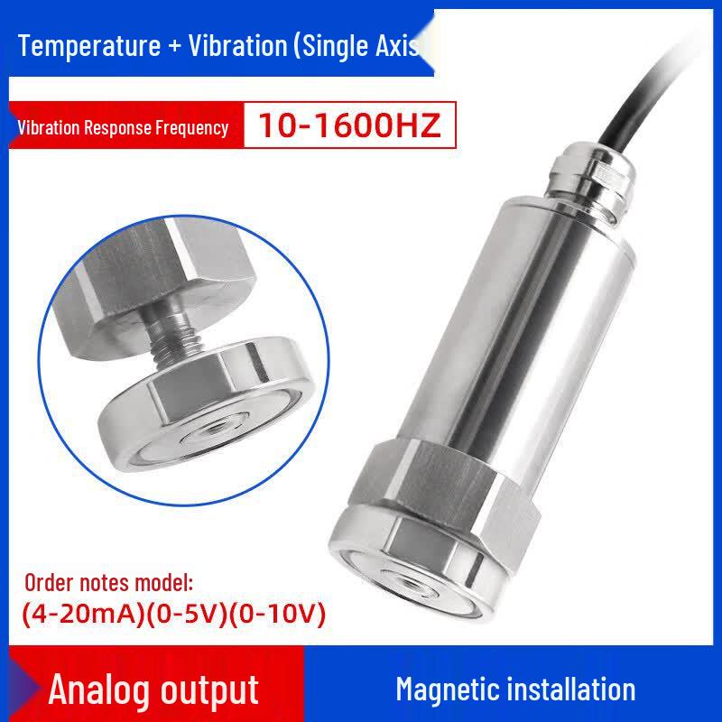 Cloud Rudder Magnetic Mount Temperature Vibration Sensor
