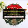 2025 Weihnachtsfensterkranz - 30CM Feiertagsdekoration für Einkaufszentren & Hotels