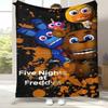 Coperta in Flanella Horror Freddy F-FNAF Games, Coperta in Peluche Calda Ultra Morbida per Casa Camera da Letto Letto Divano Ufficio Campeggio Picnic