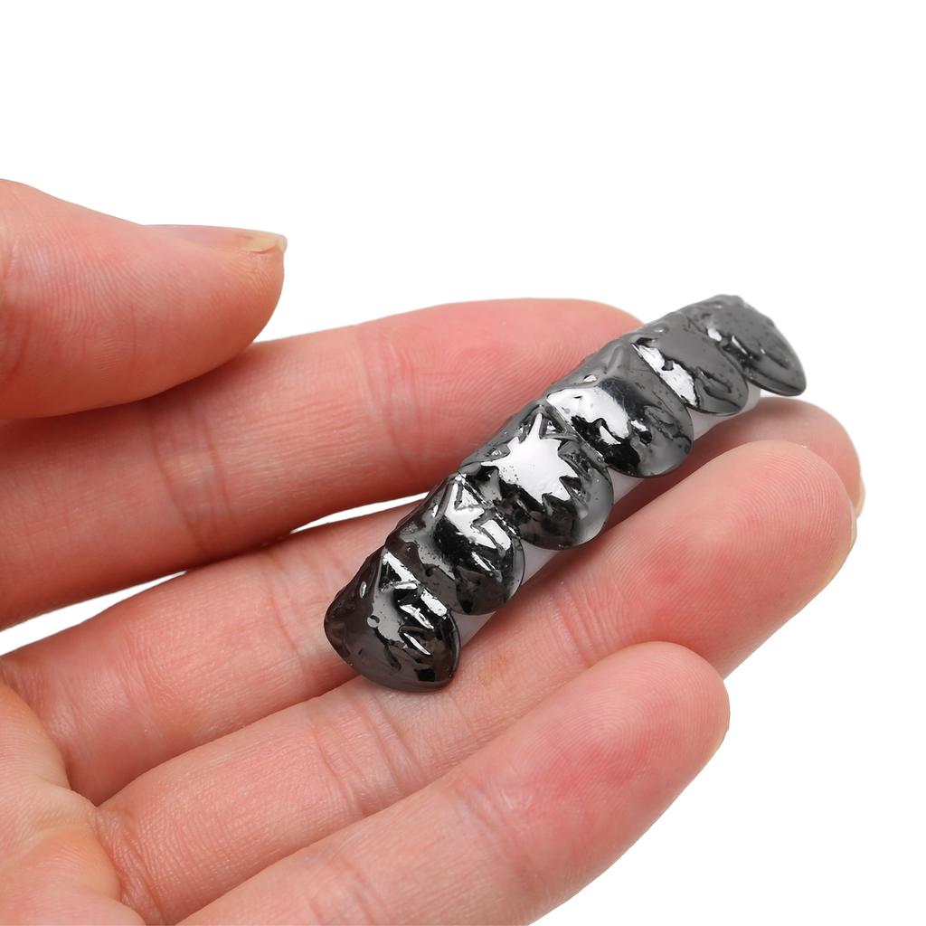 18K Plated Hip Hop Teeth Upper Teeth False Tooth Halloween Festival Tooth Decoration