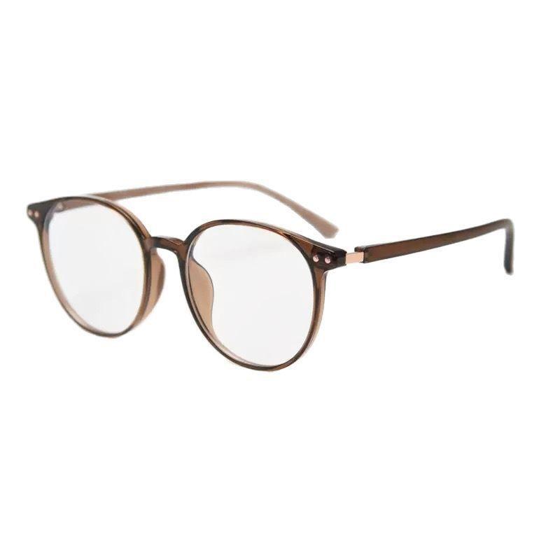 The new TR plain black frame glasses for women with myopia can be matched with early eight artifacts, square round face, suitable for eye frames
