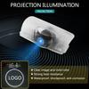 For Toyota ZVW30 2Pcs LED Car Door Welcome Courtesy Projector Ghost Shadow Lights for Toyota Land Cruiser 2007-2019 200 J200 LC200 120 J100 LC100