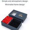 Window Opening Eternal Roses Gift Box Jewelry Gift Packaging Box  for Wife Mom Girlfriend