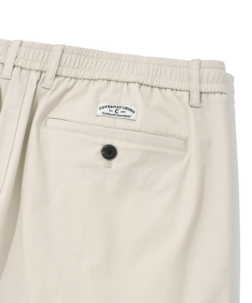 COVERNAT Tapered Chino Pants Ivory