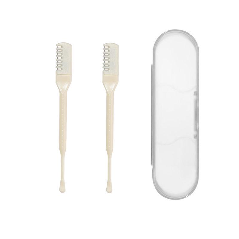 Men's & Women's Double-Headed Portable Nose Hair Trimmer - Manual Safety Razor