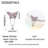 925 Silver Mysterious Butterfly Charms Beads For Women Fit Bracelet DIY Birthday Jewelry Gifts