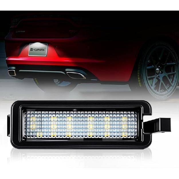 D-Lumina LED License Plate Light Tag Lamp Assembly Compatible with 2015- Dodge Charger Challenger Chrysler 300 Pacifica and Compass, Powered by 2015-UP Dodge Charger/Cha