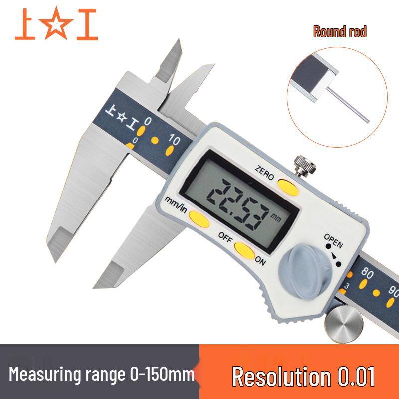Shanggong High Precision Stainless Steel Digital Vernier Caliper, 0-150/200/300mm Range
