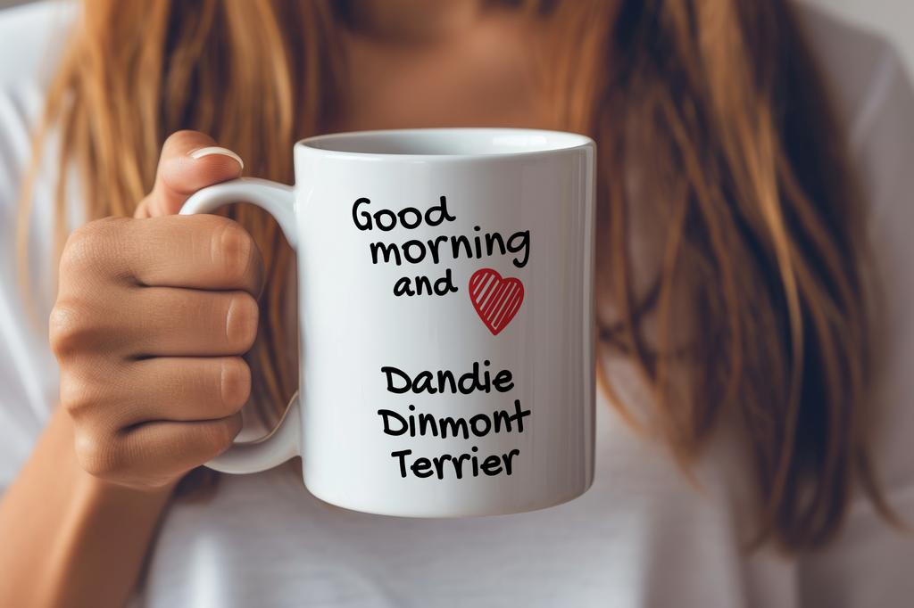 Dandie Dinmont Terrier, Hindlee Terrier - Cup with a Dog, Personalized Cup with a Print, a Classic Gift for Everyone from the Art-Dog Brand