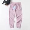 Trade Export Tail Goods Summer Lightweight Air Conditioning Ice Silk Trousers Men and Women Couple Breathable Drawstring Elastic Waist Casual Pants