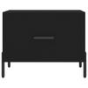  Coffee Table, Black, 50x50x40 Cm, Wood-based Material