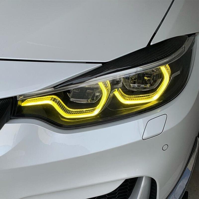 2/4PCS Yellow DRL Led Daytime Running Light Boards For Bmw G30 530i 540i F90 Adaptive LED Headligt DRL Module 63117214939/40