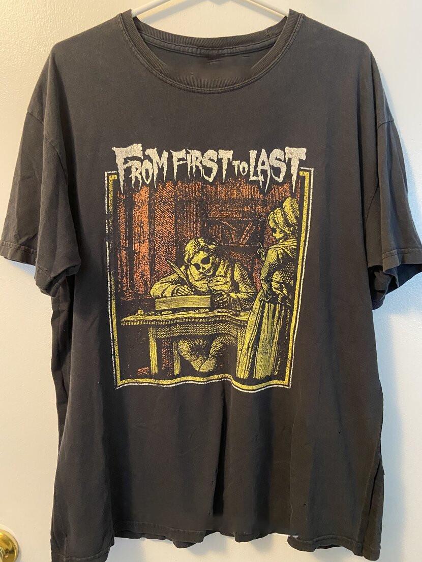 Vintage From First To Last T-Shirt Tour Concert NI260 FREE SHIPPING S