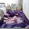 S-Sasuke Uchiha Floor Mat Pattern Printed Flannel Door Mat, Suitable For Bathroom, Living Room, Home Decoration