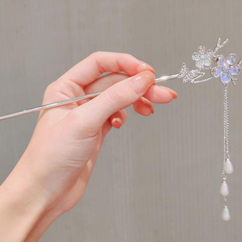 Vintage Chinese Style Hairpins Handmade Hair Sticks For Women Girls Exquisite Hair Fork Versatile Hair Accessories Gifts
