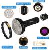Alonefire SV128 UV 128 Powerful UV 395nm Anisakis Lamp Pet Urine Resin Feline 6 AA Batteries Included Blacklight, LEDs, Light, Wavelength, Light,