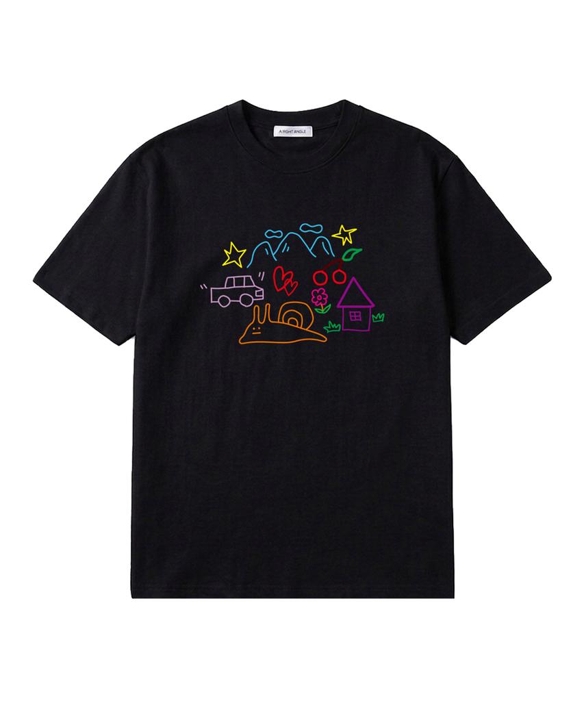 Eolaiteuaenggeul Snail Loose Tee (2 Color)